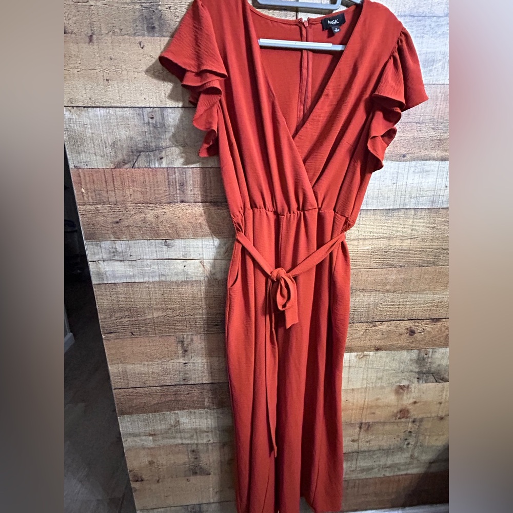 MSK Vibrant Orange jumpsuit